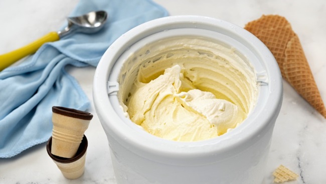 ijsmachine recept voor vanille ijs